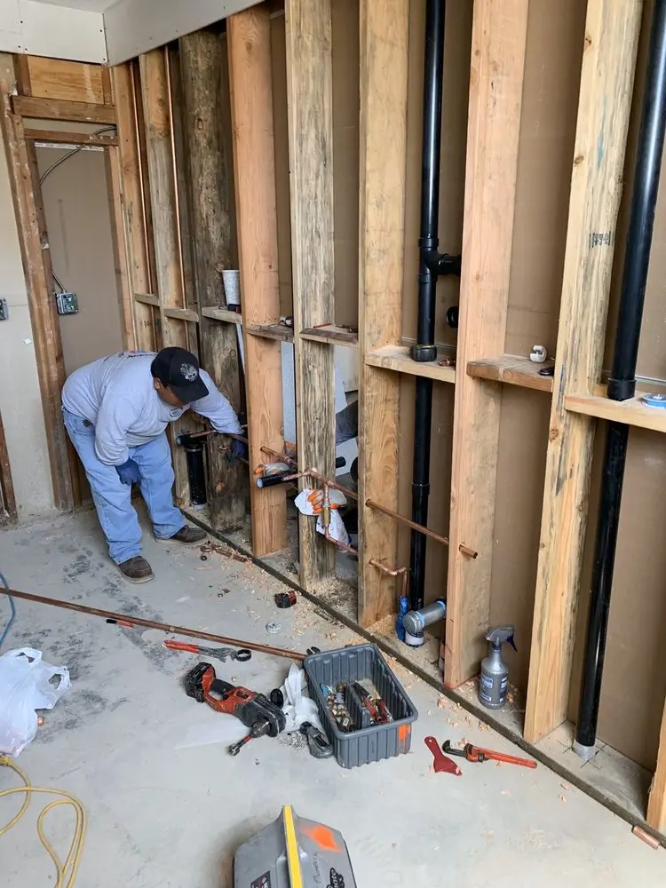 Commercial rough-in plumbing for Gas Line Repair in Saga Hill